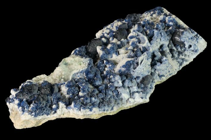 Dark Blue Fluorite on Quartz - Inner Mongolia #146661